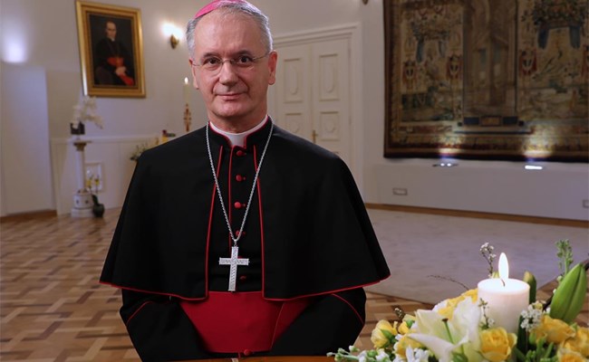 Uskrsna čestitka nadbiskupa Kutleše posredstvom elektroničkih medija